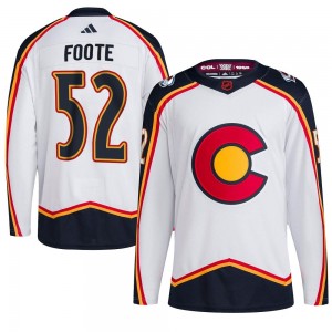 Adam Foote Authentic Signed Avalanche Pro Style Jersey Autographed BAS COA
