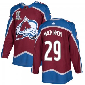 Outerstuff Nathan MacKinnon Colorado Avalanche Youth Premier Player Jersey - Burgundy