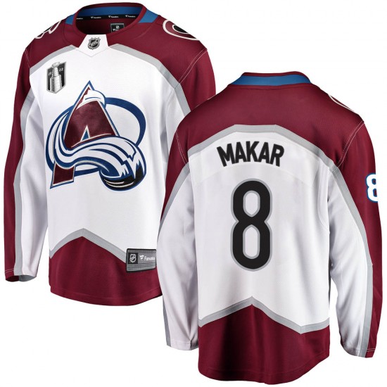 Adidas Men's Cale Makar Colorado Avalanche Men's Authentic Burgundy Home  2022 Stanley Cup Final Patch Jersey